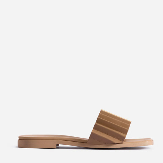 Minimalist Black Flat Slide Sandals – Everyday Comfort Women’s Footwear